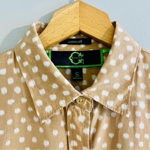 C. Wonder Cotton Silk Button Down Shirt